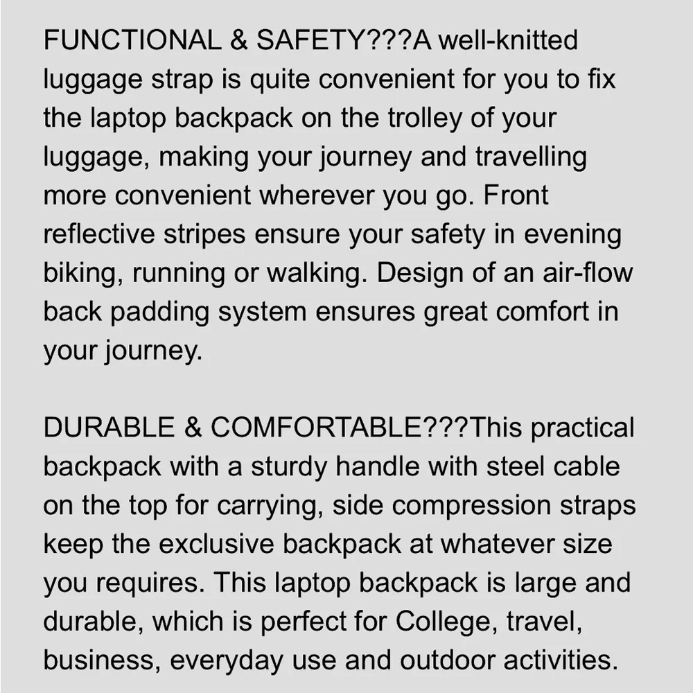 🔥Kroser Travel Laptop Backpack 17.3”🔥 NIP - UNISEX